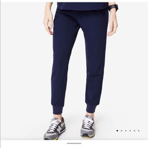 Figs navy jogger scrub pants